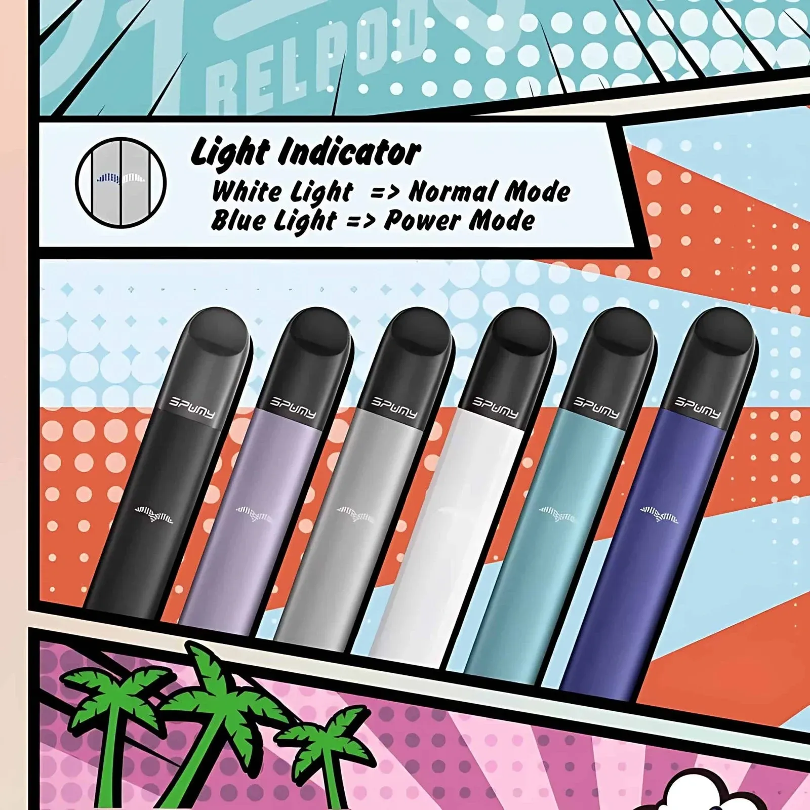 SPUMY 思邦迷新冰熊五代主機：美國進口霧化桿 | 雙模式切換 | 通用五代煙彈